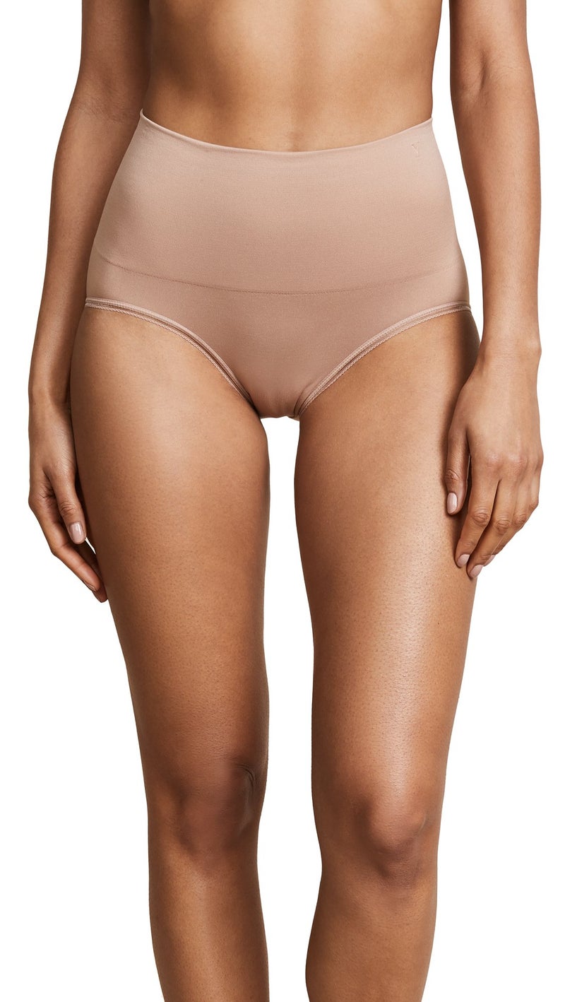 Yummie womens Ultralight Seamless Briefs, Almond, Large-X-Large US - Image 1